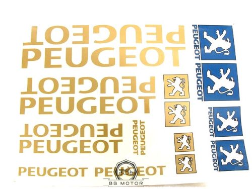 Peugeot univerzális matrica készlet Peugeot nagy /arany/