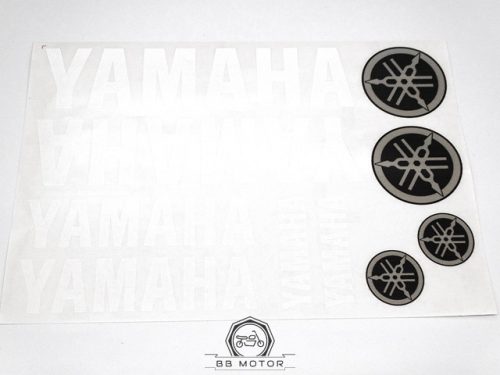 Yamaha univerzális matrica készlet Yamaha fehér